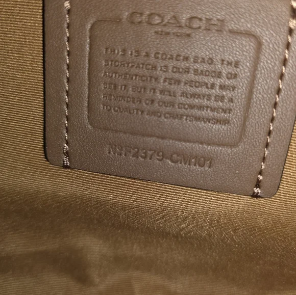 Coach mini darcie carryall in denim - Picture 5 of 6